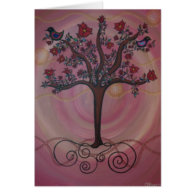 "Arbre de la vie de rougissement" par (Devant)