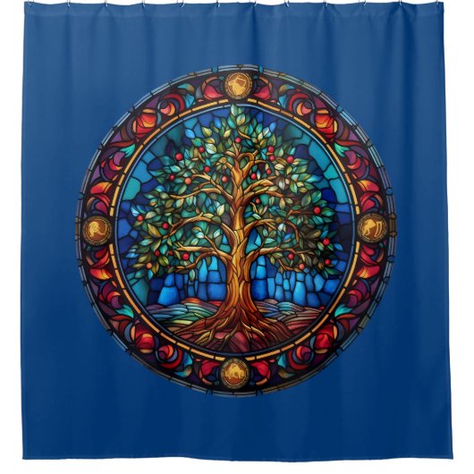 Arbre de la vie Douche rideau (Devant)