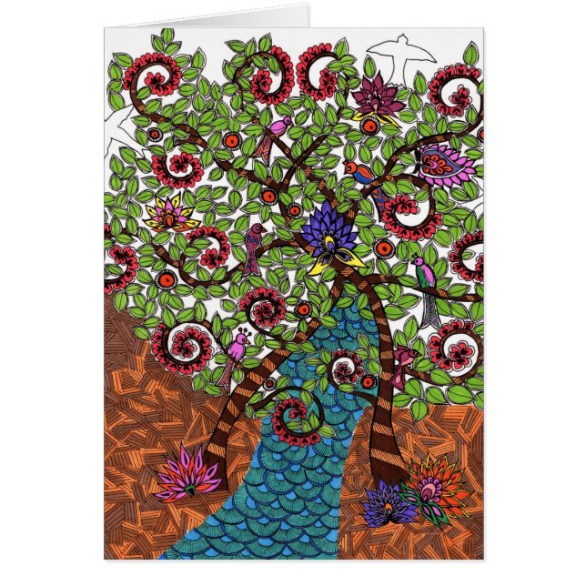 Arbre de la vie en couleurs (Devant)