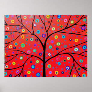 ARBRE DE LA VIE POSTER PEINTURE