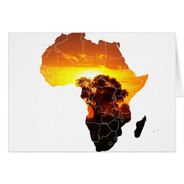 Arbre de l'Afrique (Devant horizontal)