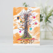 Arbre de l'amour Orange RSVP (Debout devant)