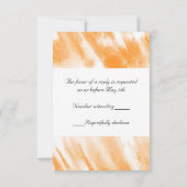 Arbre de l'amour Orange RSVP (Dos)