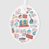 Arbre de l'année de vaccination pandémique de Noël (devant)