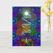 Arbre de Metatrons de carte de voeux de la vie (Fleur jaune)