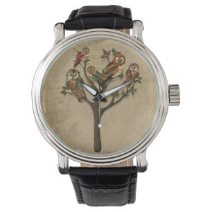 Arbre de montre de hiboux