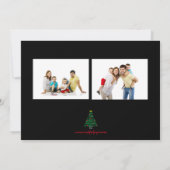 Arbre de mots de Noël -- Carte de Noël (Dos)