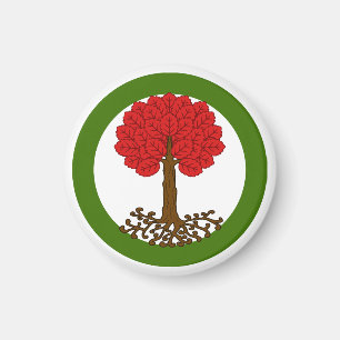 Arbre de Myrgan Wood Magnet SCA