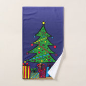 Arbre de Noël (Serviette à main)