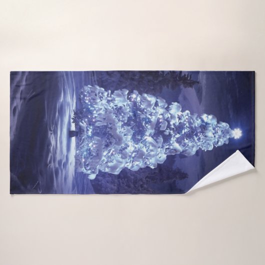Arbre de Noël (Serviette de bain)