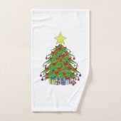 Arbre de Noël (Serviette à main)