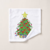 Arbre de Noël (Gant de toilette)