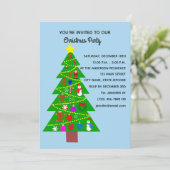 Arbre de Noël #1-2 Carte d'invitation (Debout devant)