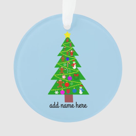 Arbre de Noël #1 Ornement (devant)