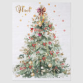 Arbre de Noël 2 Papier de soie (Recto)