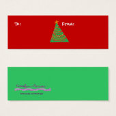 Arbre de Noël, À :, De : (Devant & derrière)