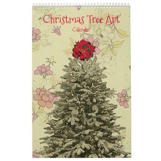 Arbre de Noël Année autour Calendrier (Protection)