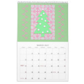 Arbre de Noël Année autour Calendrier (Mar 2027)