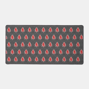 Arbre de Noël Artistique Motif Gray Rouge
