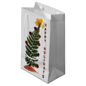 Arbre de Noël aux fleurs séchées - Sac cadeau Y (Devant Angle)
