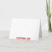 Arbre de Noël avec Coeurs - carte blanche (Dos)