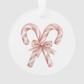 Arbre de Noël blanc rose pâle (dos)