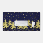 Arbre de Noël brillant doré sur Stars Blue Sky (Clavier et souris)
