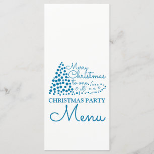 Arbre de Noël Bule, Menu Fête de Noël