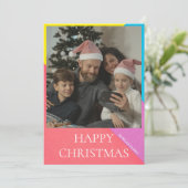 Arbre de Noël | Carte photo de Noël (Debout devant)