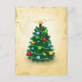 Arbre de Noël, carte postale (Devant)