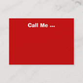 Arbre de Noël Cartes de visite (Dos)