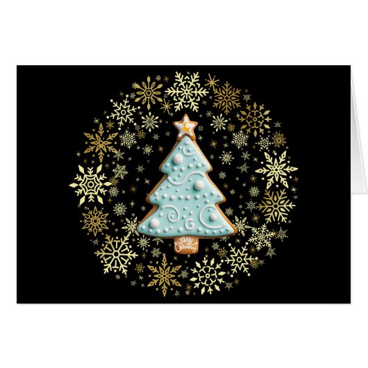 Arbre de Noël, Cookie de pain d'épice (Devant horizontal)