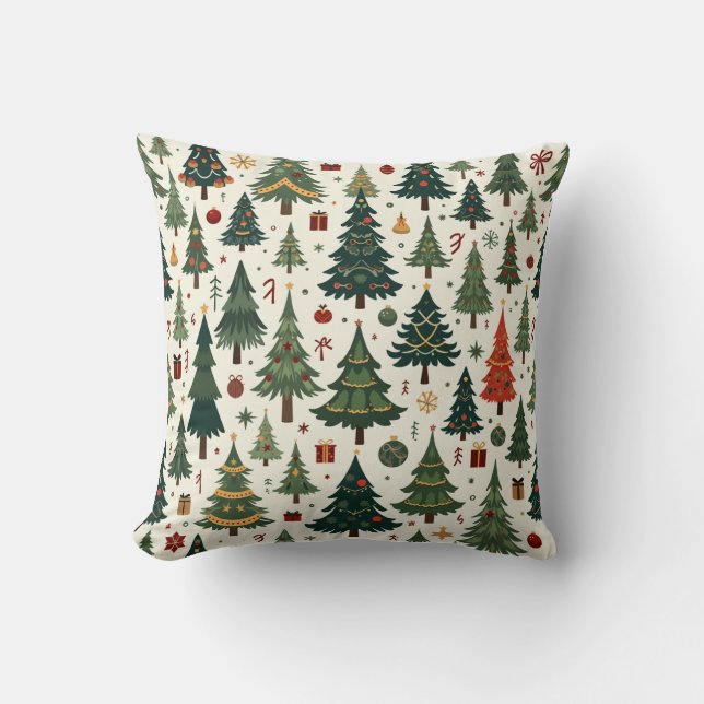 Arbre de Noël Coussin Cushion (Recto)