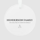 Arbre de Noël Covid personnalisé (dos)