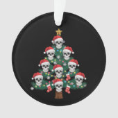 Arbre de Noël crâne Pantalon de pyjama Cool squele (devant)