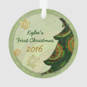 Arbre de Noël de Bohême PERSONNALISÉ (dos)