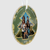 Arbre de Noël de grande famille personnalisée enca (devant)