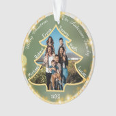 Arbre de Noël de grande famille personnalisée enca (devant)