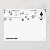 Arbre de Noël de la carte postale de vacances DOOM (Dos)