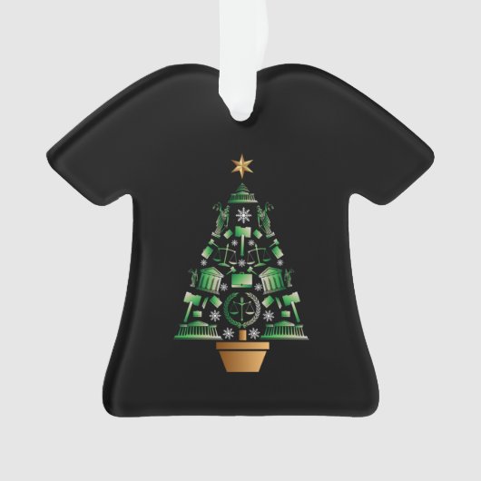 Arbre de Noël de l'avocat du procureur (devant)