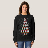 Arbre de Noël de pingouin laide Sweat de Noël (Devant entier)