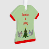 Arbre de Noël Décorant les écureuils Noms personna (devant)