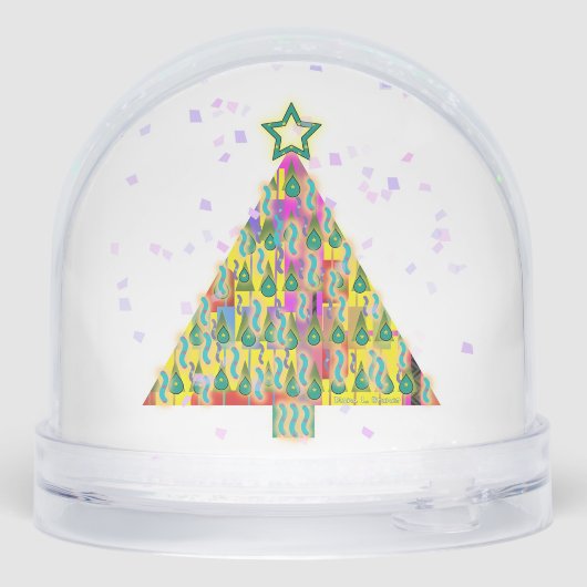 Arbre de Noël Décoré Avec Étoile (Arrière)