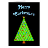 Arbre de Noël décoré + Joyeux Noël (Devant)