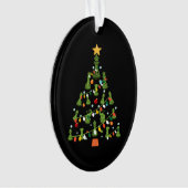 Arbre de Noël des échecs - King Queen Knight Rook (devant)