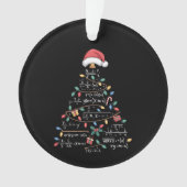 Arbre de Noël des équations mathématiques Xmas Pro (devant)