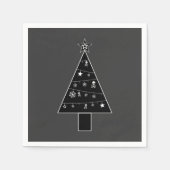 Arbre de Noël des serviettes en papier DOOM (Devant)