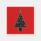 Arbre de Noël des serviettes en papier DOOM (Devant)