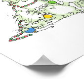 ARBRE DE NOËL DES VIEUX affiche de Sandra Boynton (Coin)