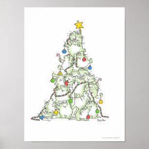 ARBRE DE NOËL DES VIEUX affiche de Sandra Boynton